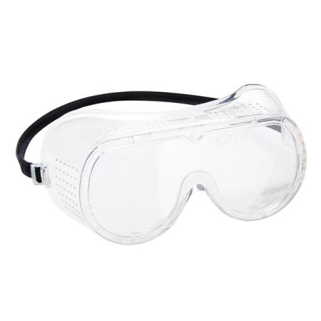 PW20 - Occhiale a maschera Ventilazione Diretta Chiaro