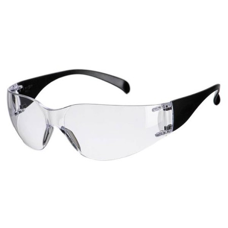 PW32 - Occhiali Wrap Around Chiaro (aste nere)
