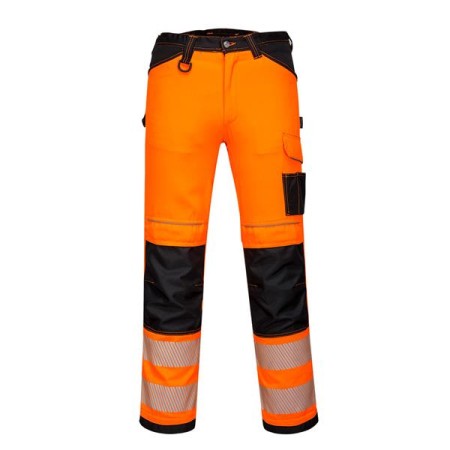 PW340 - PW3 Pantaloni Hi-Vis Regular Arancione/Nero - 30