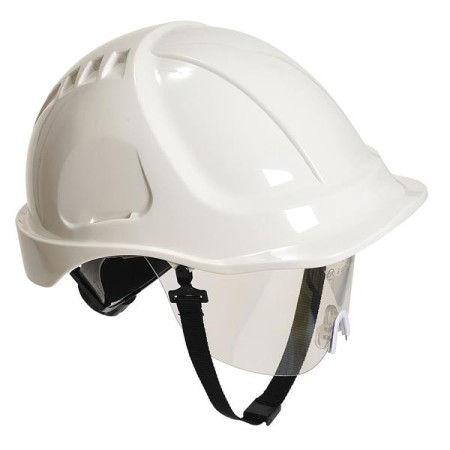 PW54 - Elmetto Endurance Plus con Visiera Bianco
