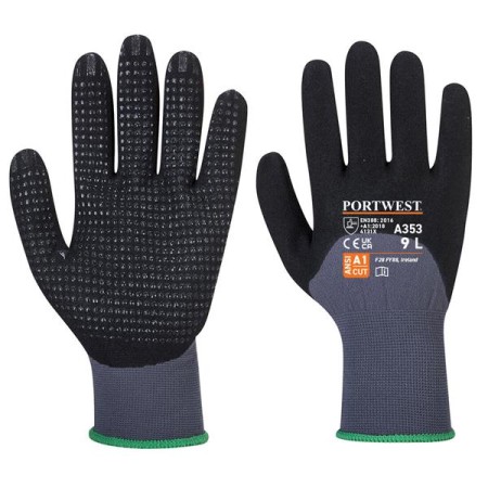 A353 - Guanto DermiFlex Ultra Plus Grigio/Nero - 10