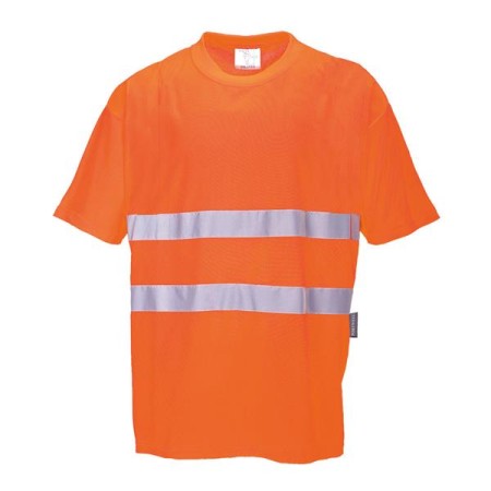 S172 - T-shirt Cotton Comfort Hi-Vis Arancione - M