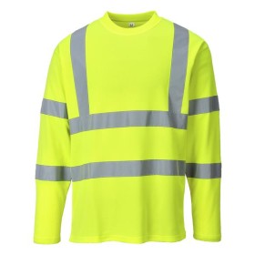 S278 - T-shirt maniche lunghe Hi-Vis Giallo - L S278 - T-shirt maniche lunghe Hi-Vis Giallo - L