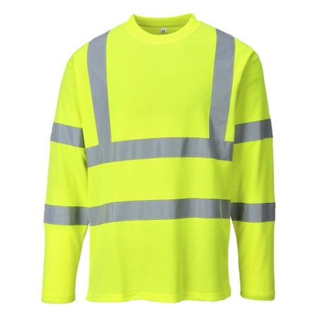 S278 - T-shirt maniche lunghe Hi-Vis Giallo - XL