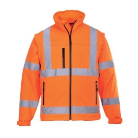S428 - Softshell 2x1 Hi-Vis (3L) Arancione - XXXL S428 - Softshell 2x1 Hi-Vis (3L) Arancione - XXXL