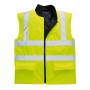 S469 - Gilet imbottito reversibile Hi-Vis Giallo - L