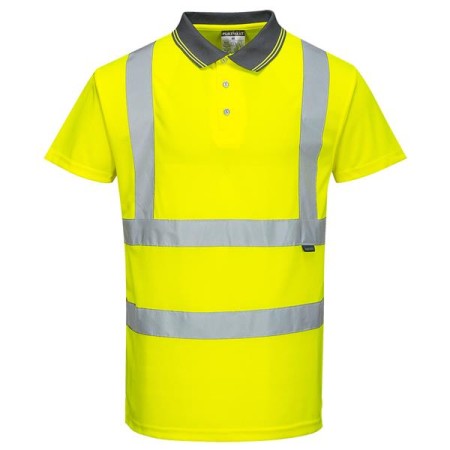 S477 - Polo maniche corte Hi-Vis Regular Giallo - M