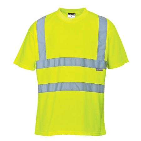 S478 - T-SHIRT PORTWEST HI-VIS - S - GIALLO