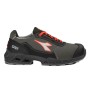 SCARPA DIADORA SHARK STABLE IMPACT LEATHER LOW S3 SRC ESD - BLACK/RED FLUO