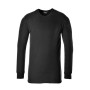 B123 - Maglia termica manica lunga Nero - XL
