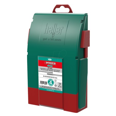 PUNTA HELLER SDS PLUS 4POWER 7 p.zi box 5-6-8X100/6-8-10-12x160