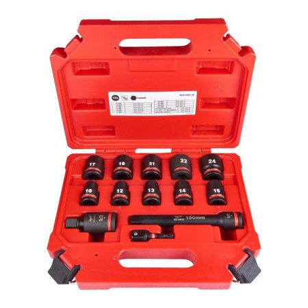 SET BUSSOLE MILWAUKEE A MACCHINA 1/2 11pz - CORTE