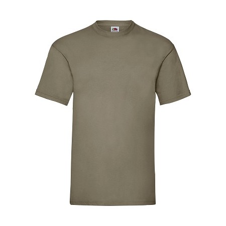 T-SHIRT FRUIT OF THE LOOM MANICA CORTA - KAKI