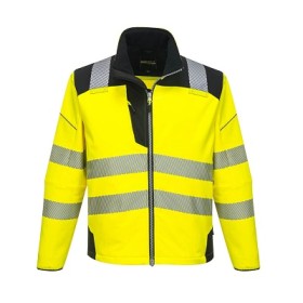 T402 - PW3 Softshell Hi-Vis Giallo/Nero - S T402 - PW3 Softshell Hi-Vis Giallo/Nero - S