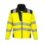 T402 - PW3 Softshell Hi-Vis Giallo/Nero - XL