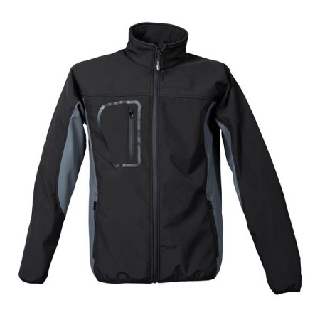 GIUBBOTTO SOFT-SHELL CALGARY - BLACK/GREY