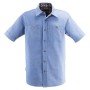 CAMICIA KAPRIOL MANICA CORTA CAD - M - AZZURRA