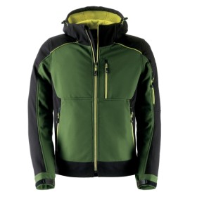GIACCA KAPRIOL DYNAMIC SOFTSHELL XL - VERDE/NERO GIACCA KAPRIOL DYNAMIC SOFTSHELL XL - VERDE/NERO