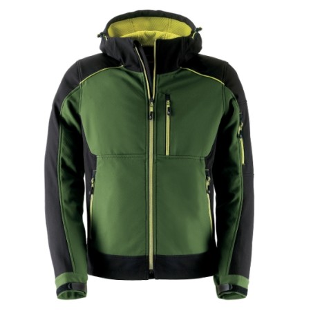 GIACCA KAPRIOL DYNAMIC SOFTSHELL XXL - VERDE/NERO