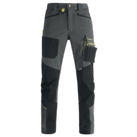 PANTALONE LUNGO KAPRIOL DYNAMIC PIASTRELLISTA - XXXL - GRIGIO/NERO