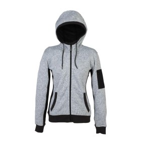KNITTED FLEECE JRC NEW QUEBEC LADY - LIGHT GREY