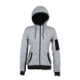 KNITTED FLEECE JRC NEW QUEBEC LADY - LIGHT GREY
