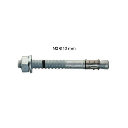 Tassello in Acciaio Certificato M2 M10x110 - Spessore serraggio 30 mm