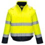 C464 - Bomber Essential Hi-Vis 2 in 1 Giallo/Navy - M