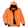 C467 - Bomber 3 in 1 Hi-Vis Arancione - L
