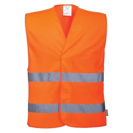 C474 - Gilet 2 bande Hi-Vis Arancione - 2XL/3XL