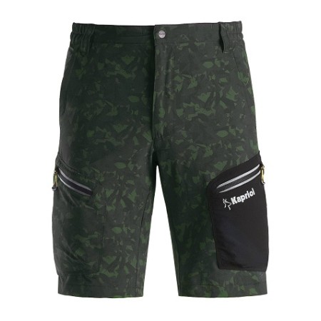 PANTALONE CORTO KAPRIOL TECH CAMO L - VERDE
