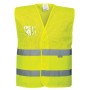 C494 - Gilet mezza rete Hi-Vis Giallo - L/XL