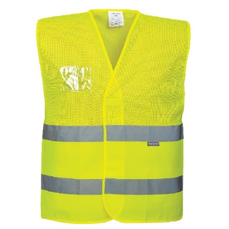 C494 - Gilet mezza rete Hi-Vis Giallo - L/XL