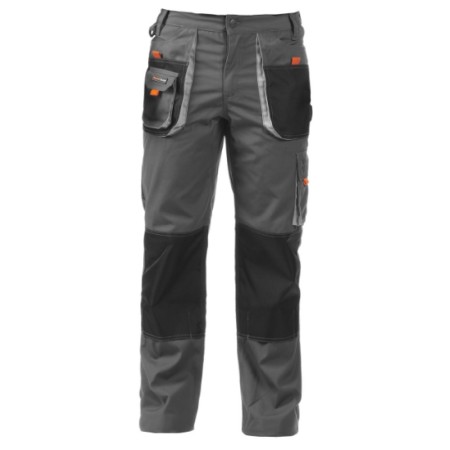 PANTALONE SMART GRIGIO/NERO L