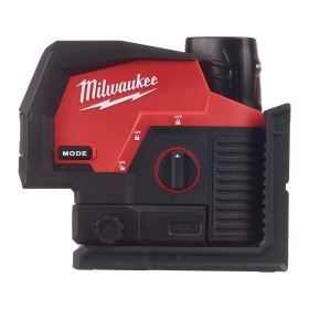 M12 CLLP-301C - LASER VERDE A DUE LINEE MILWAUKEE CON 2 PUNTI PIOMBO 3.0AH