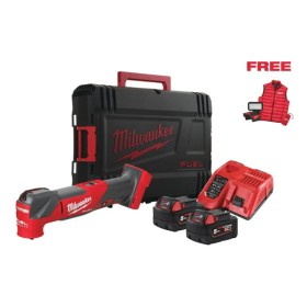 M18 FMTMC-502X – MILWAUKEE M18 FMT + TORCIA M18 ALIS E GILET, 2 BATTERIE 18V 5 AH, CARICABATTERIE