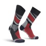 CALZA HERO PERFORMANCE DRY HALF-CUT WORIK NERO/ROSSO
