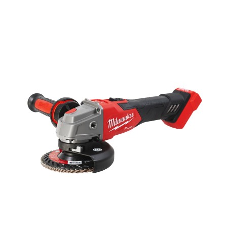 M18 FSAG125XB-0X - SMERIGLIATRICE ANGOLARE MILWAUKEE 18 VOLT DISCO 125 MM TECNOLOGIA FUEL CON INTERRUTTORE A SLITTA E FRENO - S