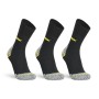 CALZA THERMO WORK HALF-CUT WORIK BLACK/MELANGE (3 PAIA)