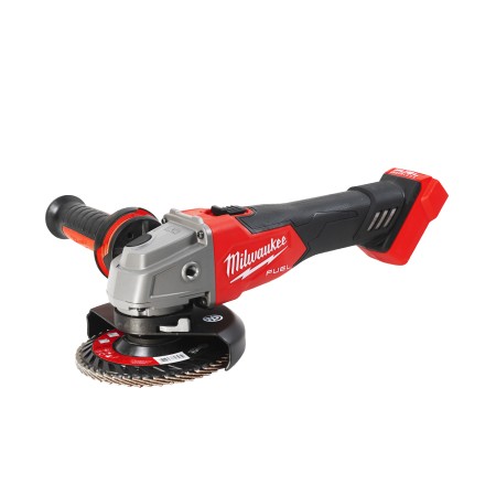 M18 FSAG125X-0X - Smerigliatrice angolare MILWAUKEE 18 Volt disco 125 mm Tecnologia FUEL con interruttore a slitta - senza batt