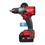 Kit M18 ONEPD3-502X così composto:- n° 1  Trapano battente MILWAUKEE 18 Volt - n° 2 batterie 5,0Ah Tecnologia FUEL ONE KEY - n°