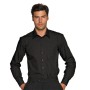 CAMICIA ISACCO UOMO CARTAGENA SLIM 65% POLYESTER  35% COTONE - NERO