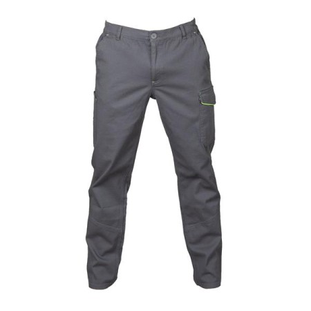 JRC - ZURIGO MAN - PANTALONE DA LAVORO MULTITASCHE ELASTICIZZATO - GRIGIO