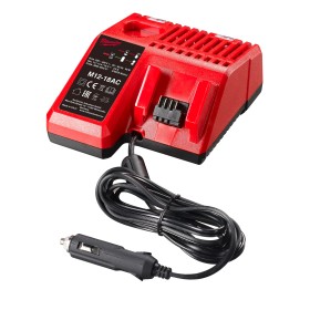 M12-18 AC - Caricabatterie per Auto MILWAUKEE M12-M18