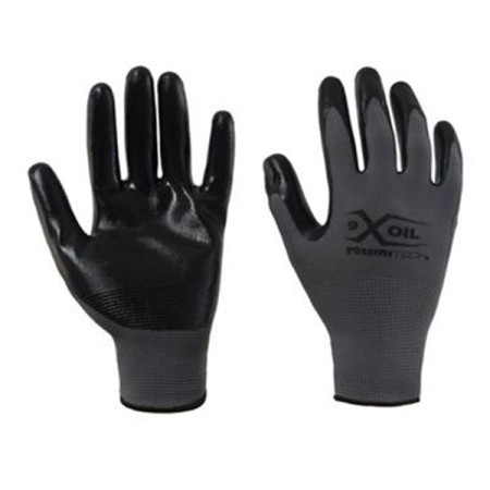 GUANTO ROSSINI POLIESTERE / NITRILE LISCIO FLAT GR/NR