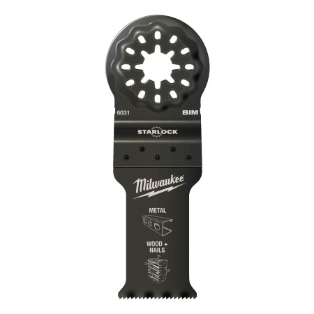 L. TAGLIO DAL PIENO BI-MET ATT. SL 28 mm- LEGNO & METALLO 1pz MILWAUKEE