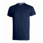 T-SHIRT U-POWER FIGI - MANICA CORTA COTONE 100% GIROCOLLO - DEEP BLU