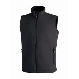 GILET U-POWER SOFT SHELL DUBLINO - BLACK CARBON