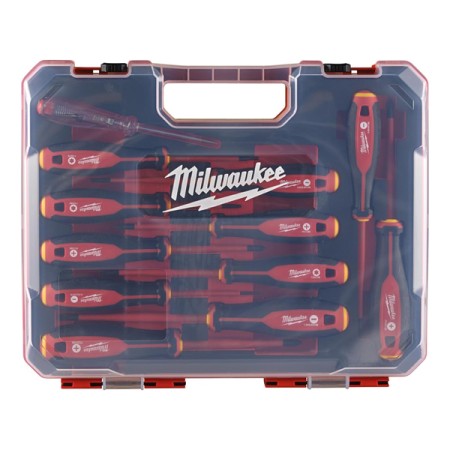 SET GIRAVITI MILWAUKEE ISOLATI 1000V 12 pz