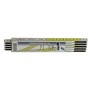 DOPPIOMETRO MAURER PLUS in LEGNO colore BIANCO/GIALLO